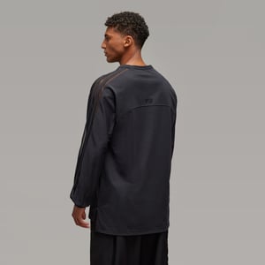 Y-3 Mesh Stripes Long Sleeve Tee
