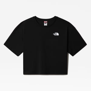 Women’S Plus Size Cropped Simple Dome T-Shirt
