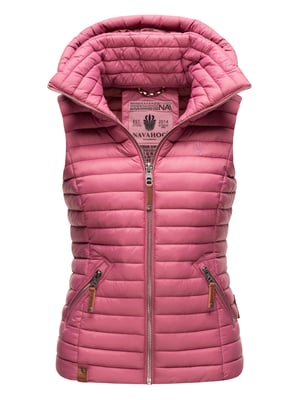 Navahoo Dames Gewatteerde Bodywarmer Shadaa – Lichte Weste met Afneembare Capuchon