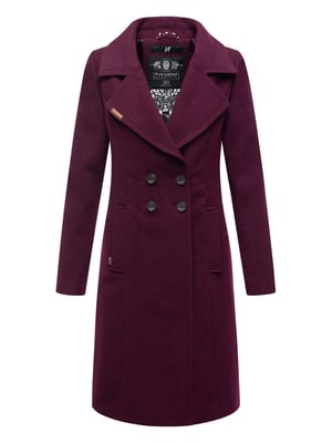 Navahoo Dames Trenchcoat Wooly – Premium Wintermantel met Elegante Pasvorm