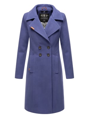 Navahoo Dames Trenchcoat Wooly – Premium Wintermantel met Elegante Pasvorm