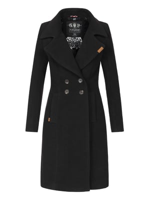Navahoo Dames Trenchcoat Wooly – Premium Wintermantel met Elegante Pasvorm