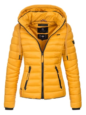 Navahoo Dames Gewatteerde Jas Lulana – Licht, Trendy & Afneembare Capuchon