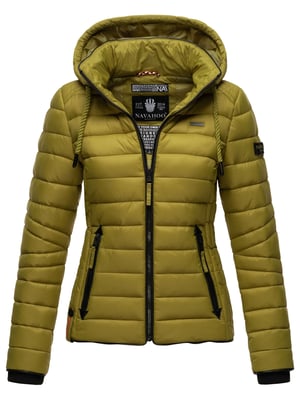 Navahoo Dames Gewatteerde Jas Lulana – Licht, Trendy & Afneembare Capuchon