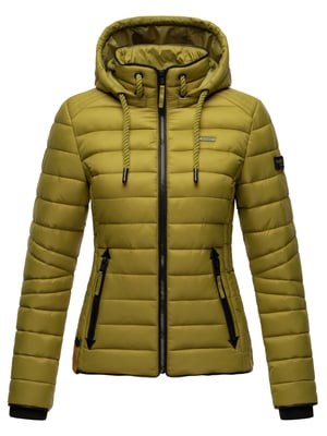 Navahoo Dames Gewatteerde Jas Lulana – Licht, Trendy & Afneembare Capuchon