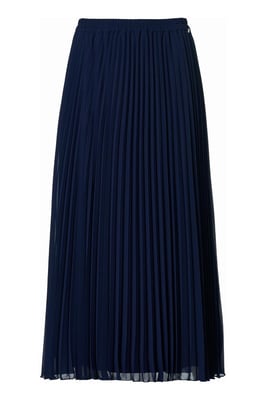 Lara Plisse Rok Navy