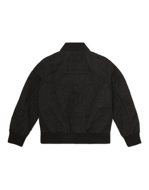 Leren Bomber Monogram