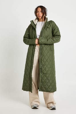 Quilted Hooded Parka