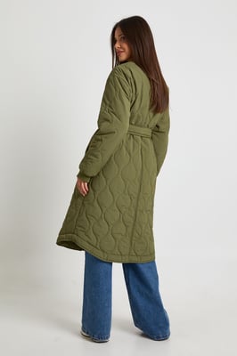 Longline Quilted Puffer