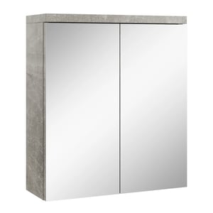 Badplaats Spiegelkast toledo 60 x 20 x 60 cm beton grijs badkamerkast