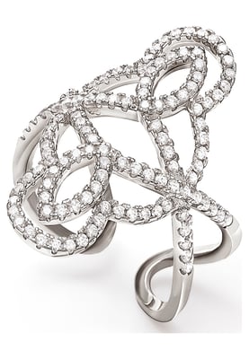 Folli Follie 3R15S077C-52 Ladies Ring
