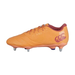 Canterbury Unisex Adult Phoenix Genesis Pro Leather Soft Ground Rugby Boots (Orange/Yellow)
