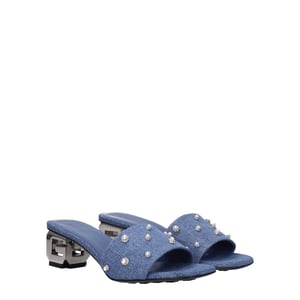 Studded Denim Hakken Sandalen