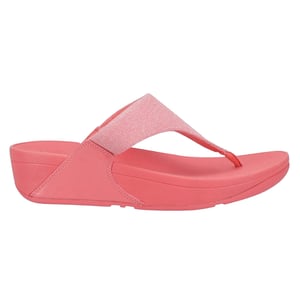 FitFlop Dames/Dames Lulu Shimmerlux Teenslippers (Rosé Koraal)