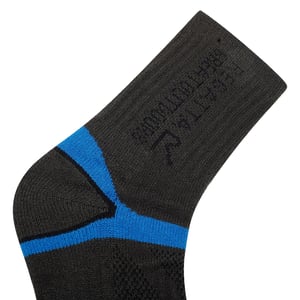Regatta Kinder/Kinder Blister Protect II Crew Sokken (Donkergrijs/Snorkelblauw)