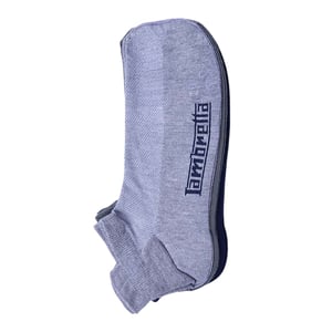 Lambretta Mens Trainer Socks (Pack of 3) (Navy/Khaki/Grey Marl)