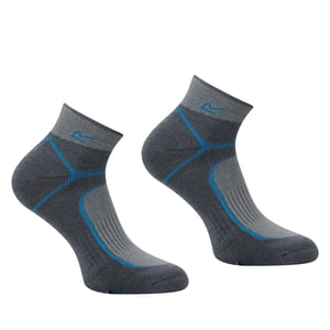 Regatta Dames/Dames Trail Merino Mix Enkelsokken (Donker staal/stormblauw)