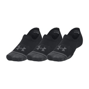 Under Armour Volwassen uniseks Ultra-Lage Trainingssokken (Set van 3) (Zwart)