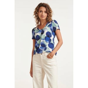 Smashed Lemon 35212 Top White-Blue
