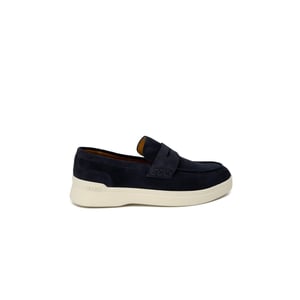 Suedepenny loafers i avslappnad stil
