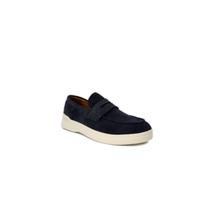 Suedepenny loafers i avslappnad stil