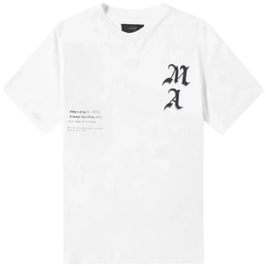 Amiri Wes Lang Rutig Skull T-shirt Vit