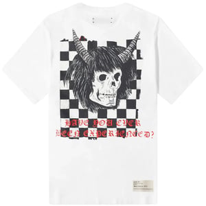 Amiri Wes Lang Rutig Skull T-shirt Vit