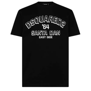 Dsquared2 Santa Dan 64 Black T-shirt