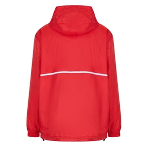 Ea7 Bold Logo Red Hooded Jacket