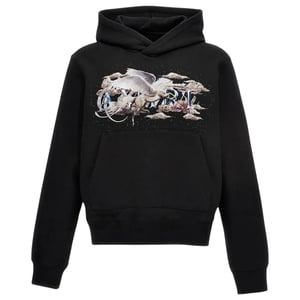 Amiri Pegasus Script Hoodie Svart