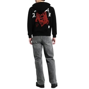 Amiri Wes Lang Solar Kings Hoodie Svart