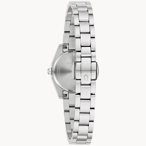 Bulova Surveyor Dames Horloge Zilverkleurig 96L345