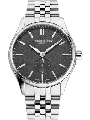 Frédérique Constant Classics Index Small Seconds Heren Horloge Zilverkleurig FC-530G3B6B