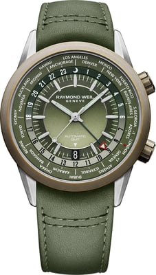 Raymond Weil Freelancer Men's Green Watch 2765-SBC-52001