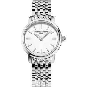 Frédérique Constant Slimline Mini Dames Horloge Zilverkleurig FC-200S6B