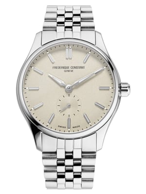 Frédérique Constant Classics Index Small Seconds Heren Horloge Zilverkleurig FC-530CR3B6B