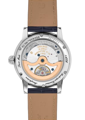 Frédérique Constant Classic Date Manufacture Men's Blue Watch FC-706S3H6
