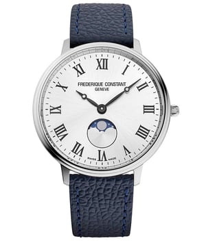 Frédérique Constant Classic Moonphase Heren Horloge Blauw FC-206RS3S6