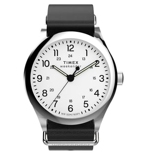 Timex Weekender New England Heren Horloge Zwart TW2Y35900
