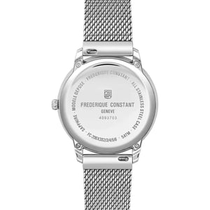 Frédérique Constant Moneta Moonphase Unisex Horloge Zilverkleurig FC-206N3S6B