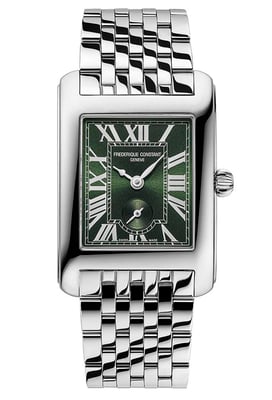 Frédérique Constant Carrée Dames Horloge Zilverkleurig FC-235GR2C6B