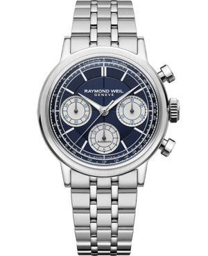 Raymond Weil Millesime Heren Horloge Zilverkleurig 7765-ST-50651