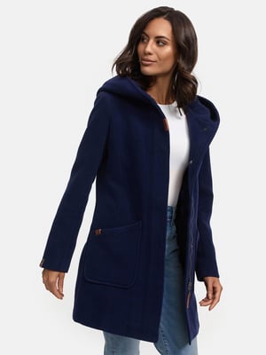 Marikoo dames wintermantel met capuchon en getailleerd model