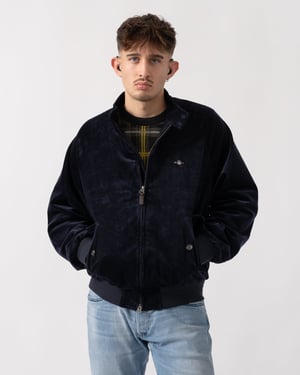 Harrington Jacket in Dark Blue