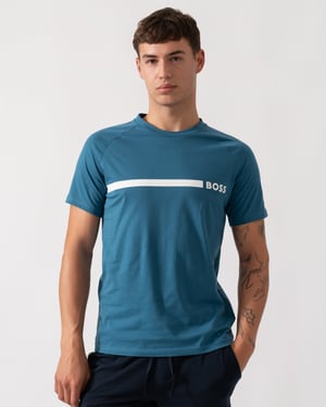 Slim Fit T-shirt i Blå