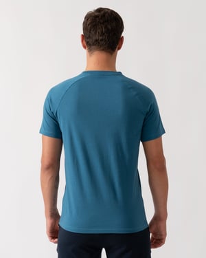 Slim Fit T-shirt i Blå