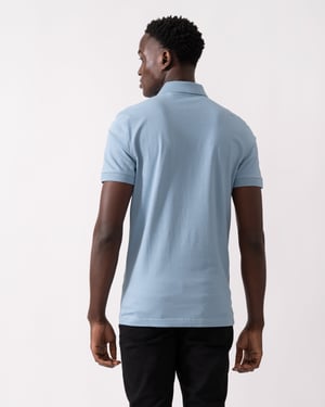Passenger Slim-Fit Polo Shirt in Light Blue