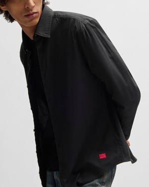 Ermo Slim-Fit Shirt in Black