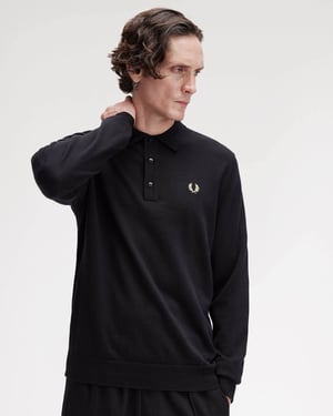 Classic Long Sleeve Shirt in Black