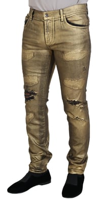 Rippade Slimfit Jeans